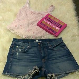 7 for all mankind Jean shorts